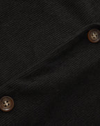 Men's Corduroy Camp Collar Shirt and Drawstring Shorts Set