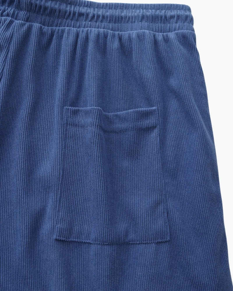 Men's Fine Corduroy Drawstring Shorts with Relaxed Fit