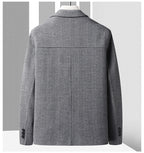 Men's Herringbone Chore Coat with Patch Pockets