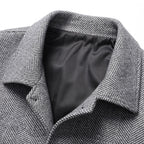 Men's Herringbone Chore Coat with Patch Pockets