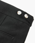 Men's High Waist Pleated Shorts with Side Adjusters