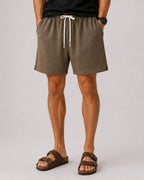 Men's Lightweight Court Shorts with Elasticated Waist