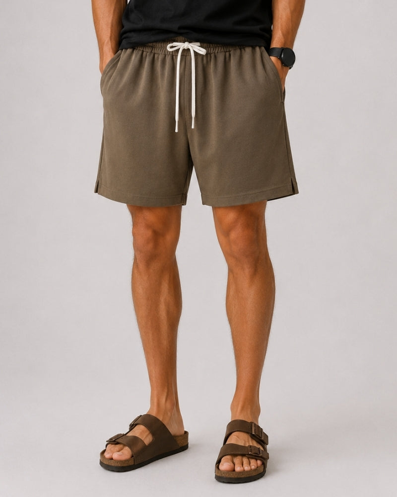 Men's Lightweight Court Shorts with Elasticated Waist