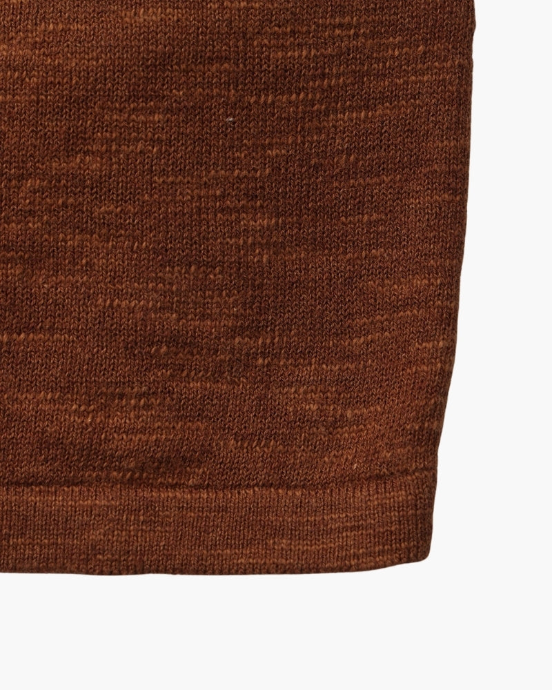 Men's Lightweight Crew Neck Sweater with Ribbed Trims