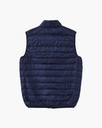 Men's Lightweight Quilted Puffer Vest with Stand Collar
