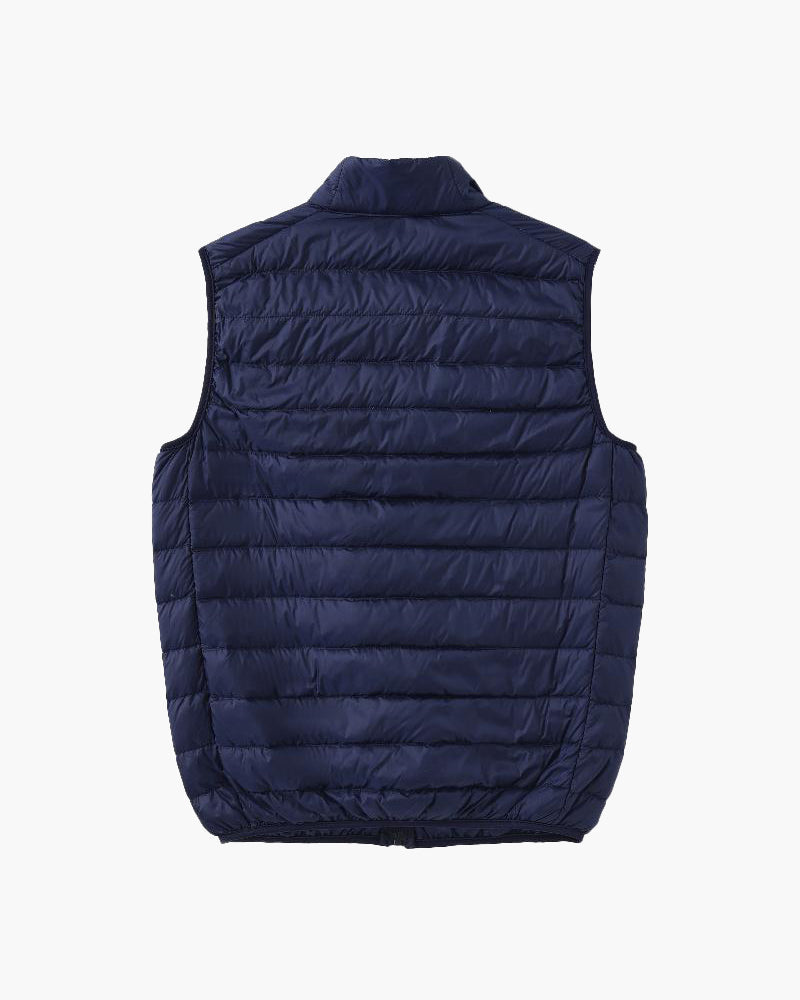 Men's Lightweight Quilted Puffer Vest with Stand Collar