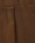 Men's Mandarin Collar Shirt with Relaxed Textured Weave