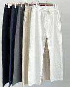 Men's Relaxed Lounge Trousers with Drawstring Waist