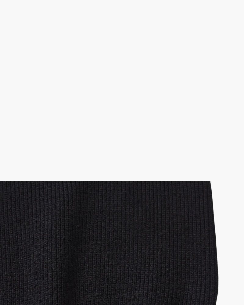 Men's Ribbed Half-Zip Pullover with Tailored Fit