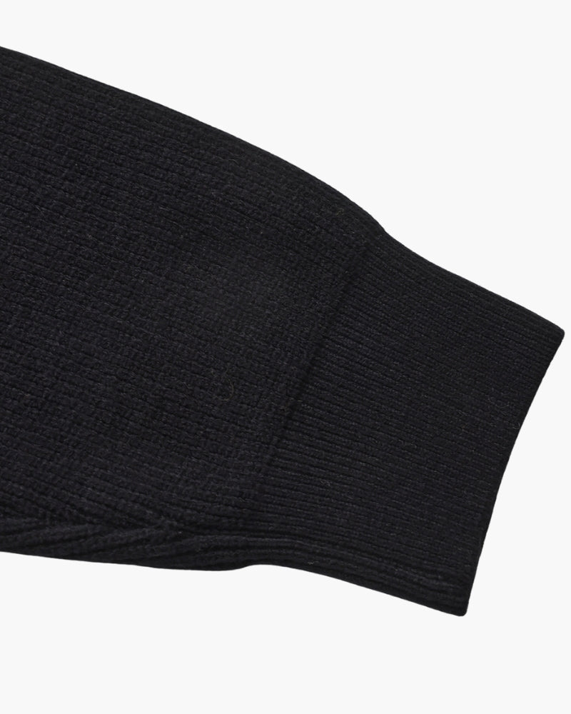 Men's Ribbed Half-Zip Pullover with Tailored Fit