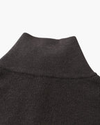 Men's Ribbed Half-Zip Pullover with Tailored Fit