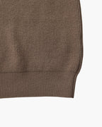 Men's Ribbed Half-Zip Pullover with Tailored Fit