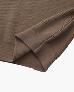 Men's Ribbed Half-Zip Pullover with Tailored Fit