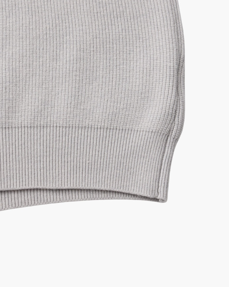 Men's Ribbed Half-Zip Pullover with Tailored Fit