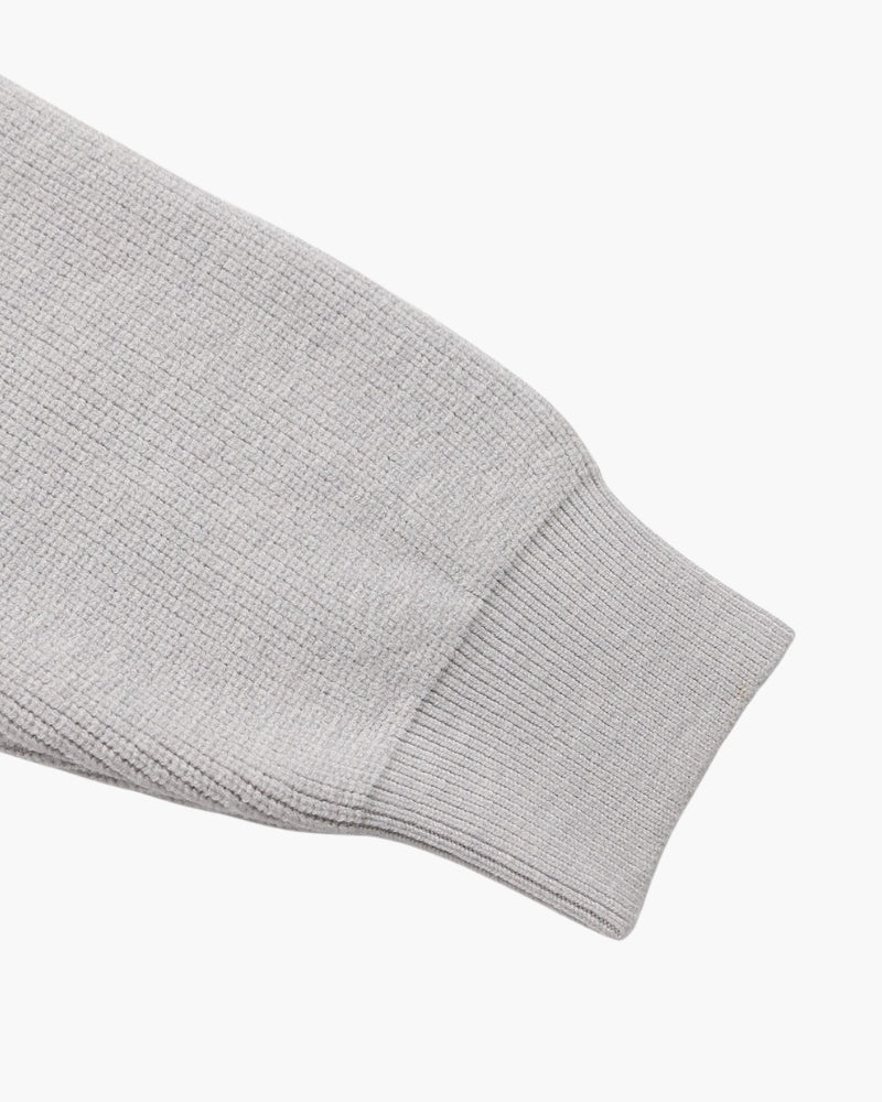 Men's Ribbed Half-Zip Pullover with Tailored Fit