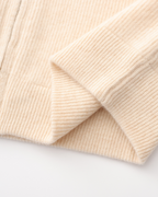 Men's Ribbed Knit Sleeveless Zip Vest with Stand Collar