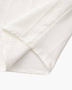 Men's Ribbed Long Sleeve Shirt with Double Chest Pockets