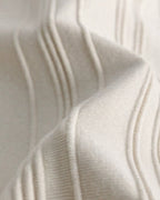 Men's Ribbed Zip Polo Shirt with Short Sleeves
