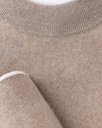 Men's Slim High-Neck Turtleneck Sweater with Soft Finish