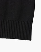 Men's Slim Ribbed Mock Neck Sweater with Long Sleeves