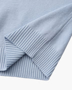 Men's Slim Ribbed Mock Neck Sweater with Long Sleeves