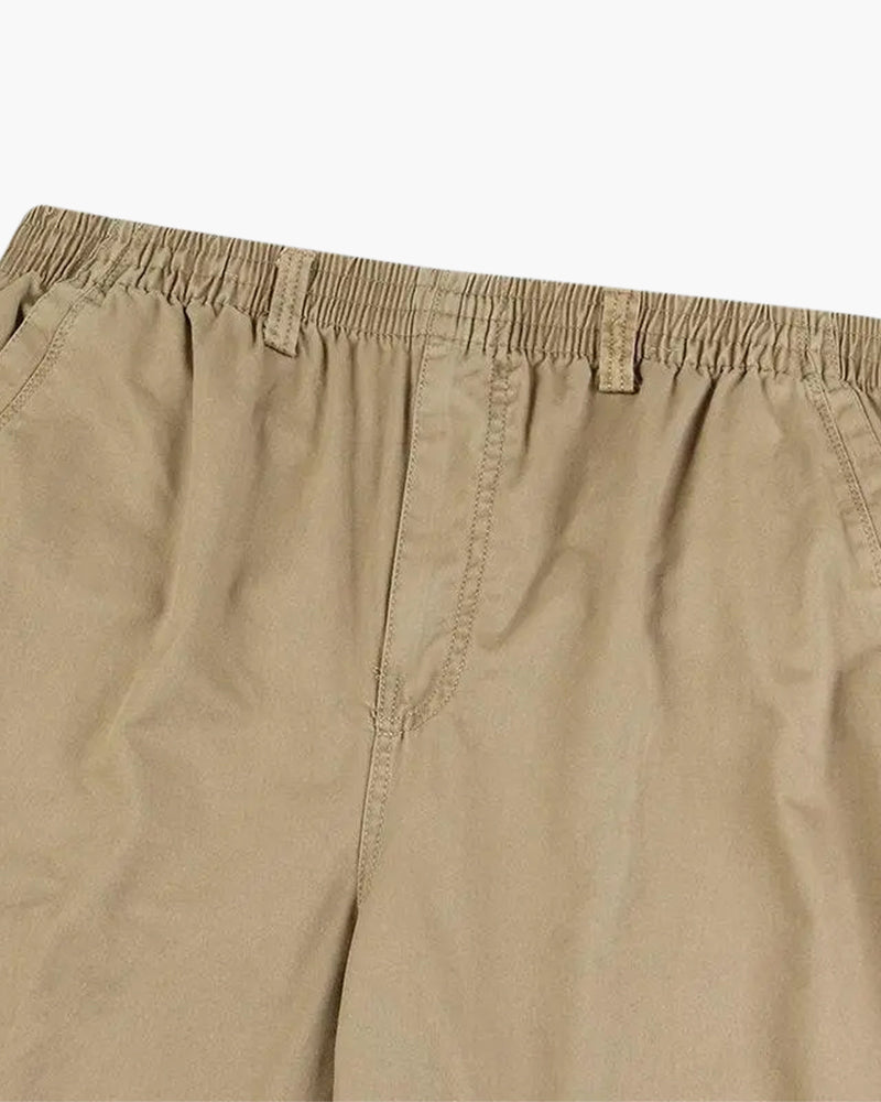 Men's Straight Leg Drawstring Trousers with Side Pockets