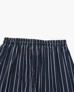 Men's Striped Swim Briefs with Drawstring Waistband