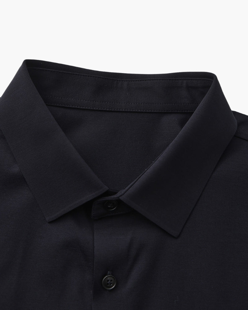 Men's Tailored Stretch Dress Shirt with Spread Collar