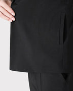 Men's Two-Piece Set with Short Sleeve Blazer and Trousers