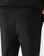 Men's Two-Piece Set with Short Sleeve Blazer and Trousers