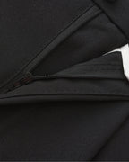 Men's Wide Leg Pleated Trousers with Elasticated Back