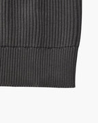 Men's Wide Rib Crew Neck Sweater with Relaxed Fit