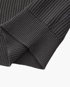 Men's Wide Rib Crew Neck Sweater with Relaxed Fit