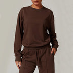 Women's Crewneck Sweatshirt and Pants Lounge Set