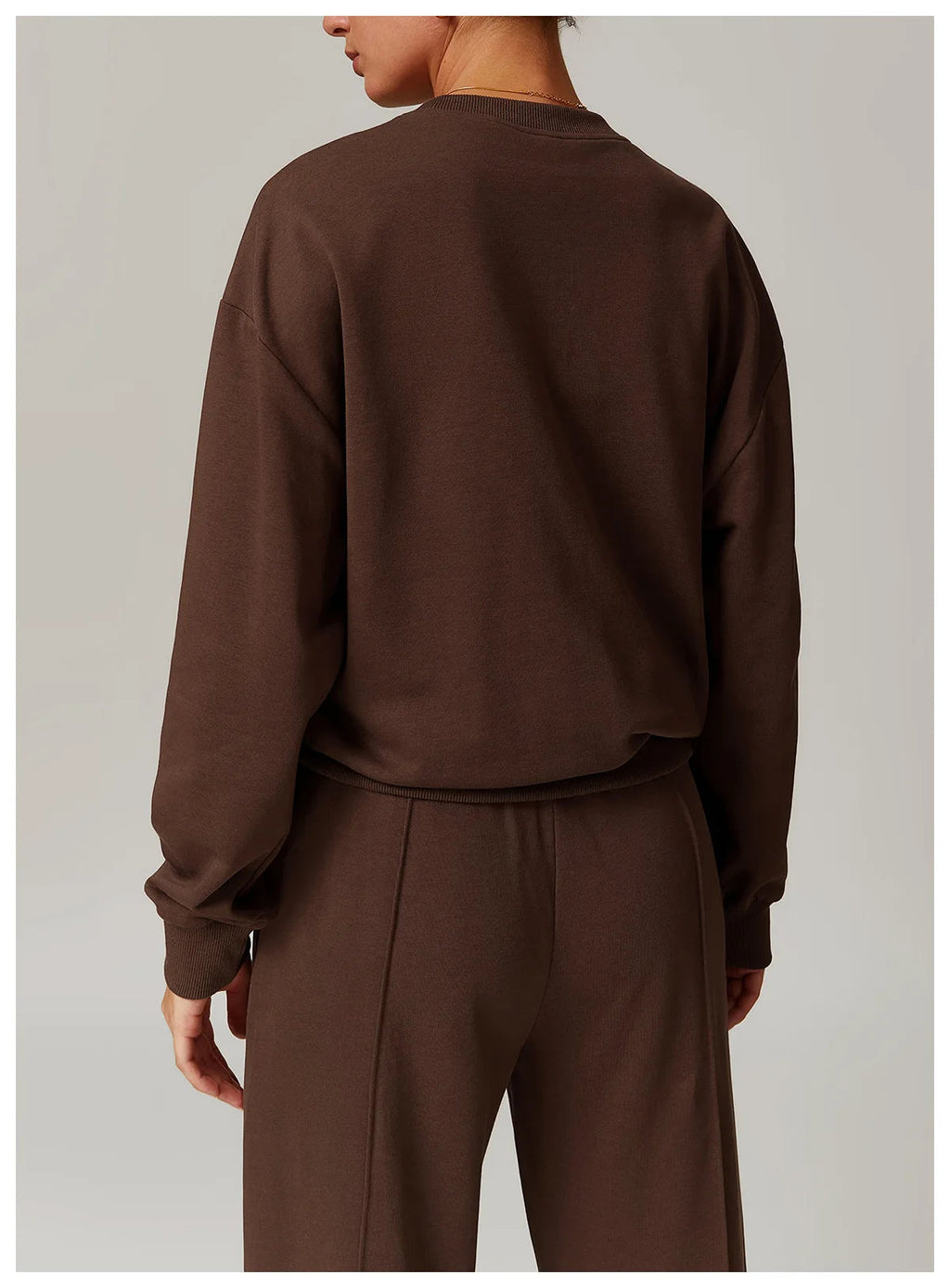 Women's Crewneck Sweatshirt and Pants Lounge Set