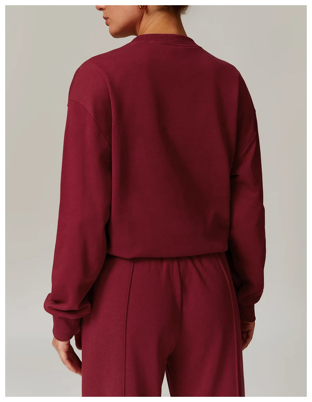 Women's Crewneck Sweatshirt and Pants Lounge Set