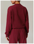 Women's Crewneck Sweatshirt and Pants Lounge Set
