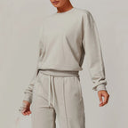 Women's Crewneck Sweatshirt and Pants Lounge Set