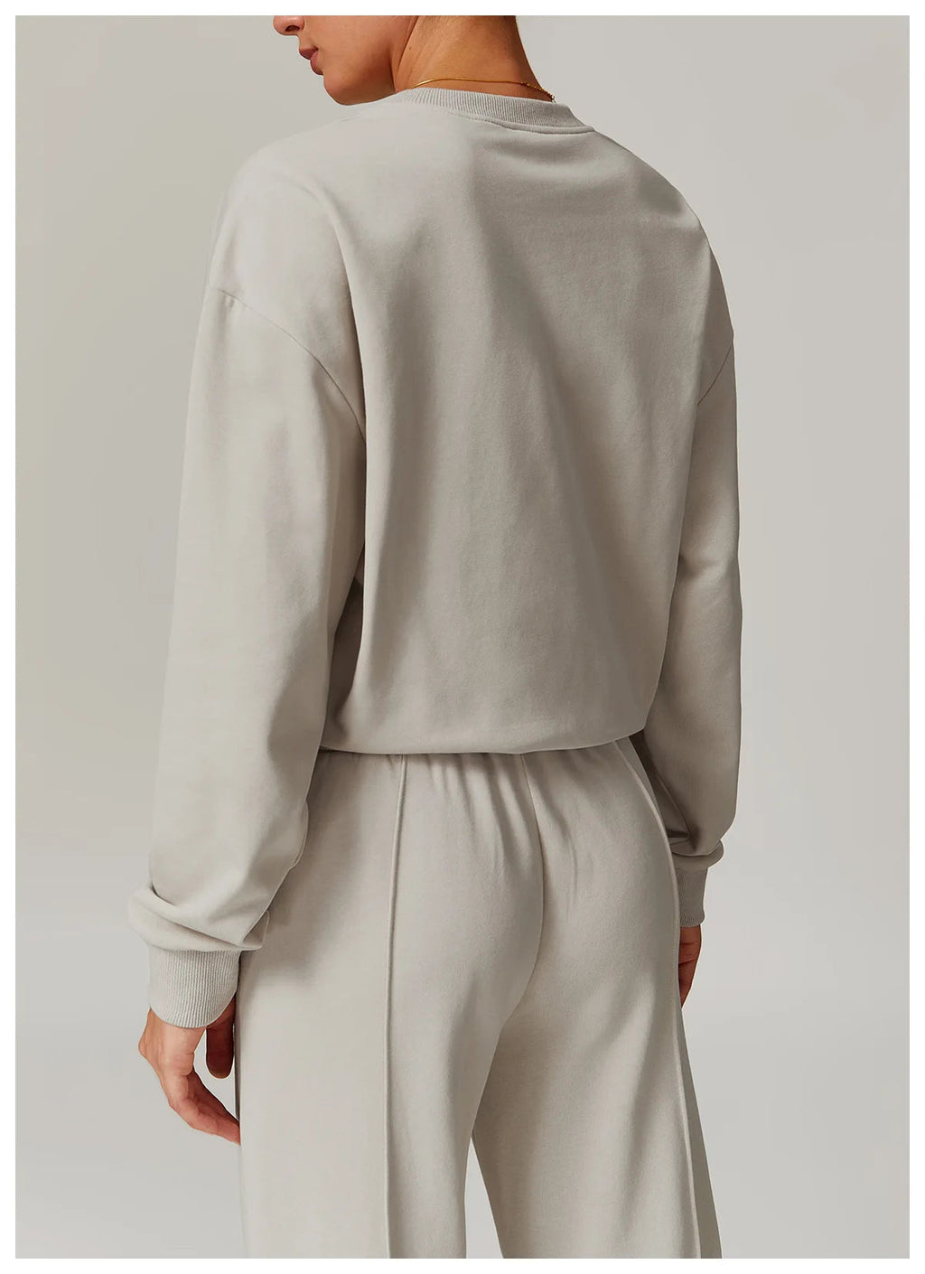 Women's Crewneck Sweatshirt and Pants Lounge Set