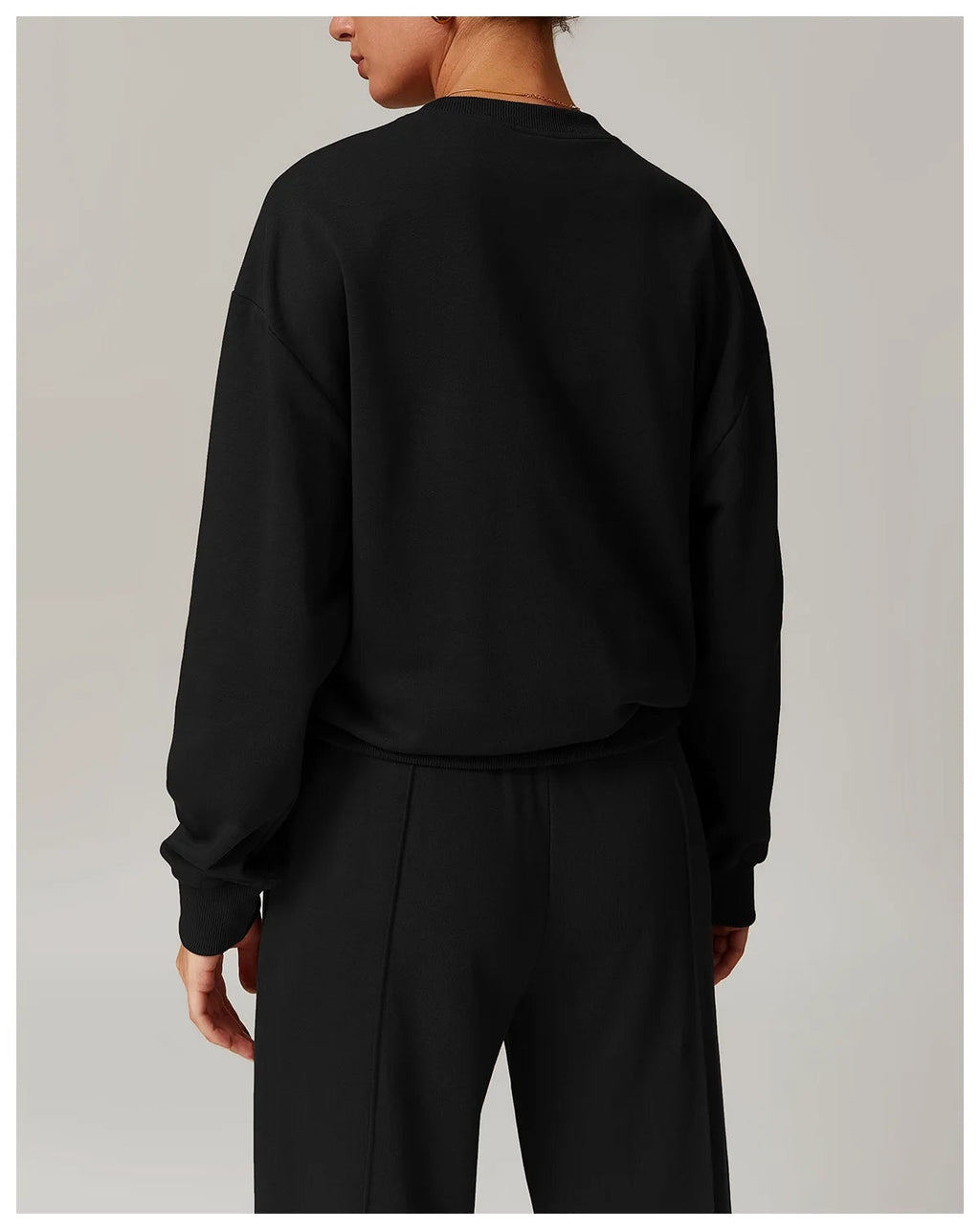 Women's Crewneck Sweatshirt and Pants Lounge Set
