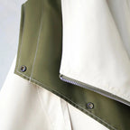 Women's Layered Utility Jacket with Contrast Front Panel