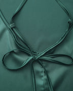 Women's Satin Cowl Neck Slip Dress with Adjustable Straps