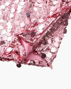 Women's Sequin Mini Dress with Spaghetti Straps