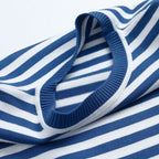 Women's Striped Long Sleeve Tee with Crew Neck