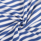 Women's Striped Long Sleeve Tee with Crew Neck