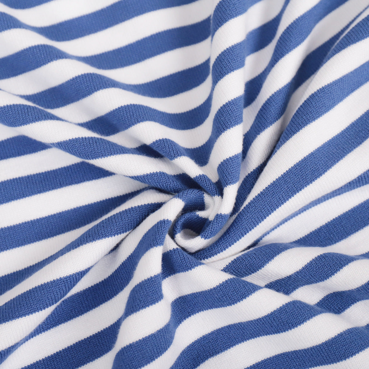 Women's Striped Long Sleeve Tee with Crew Neck