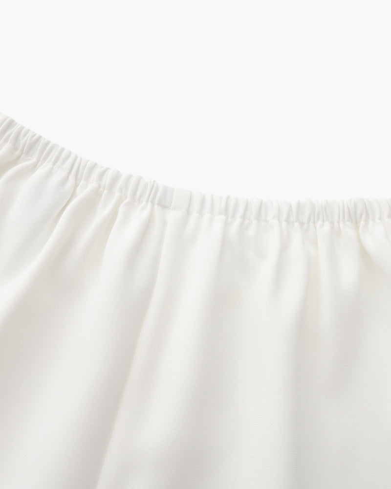 Women's Wide Leg Fluid Trousers with High Waist